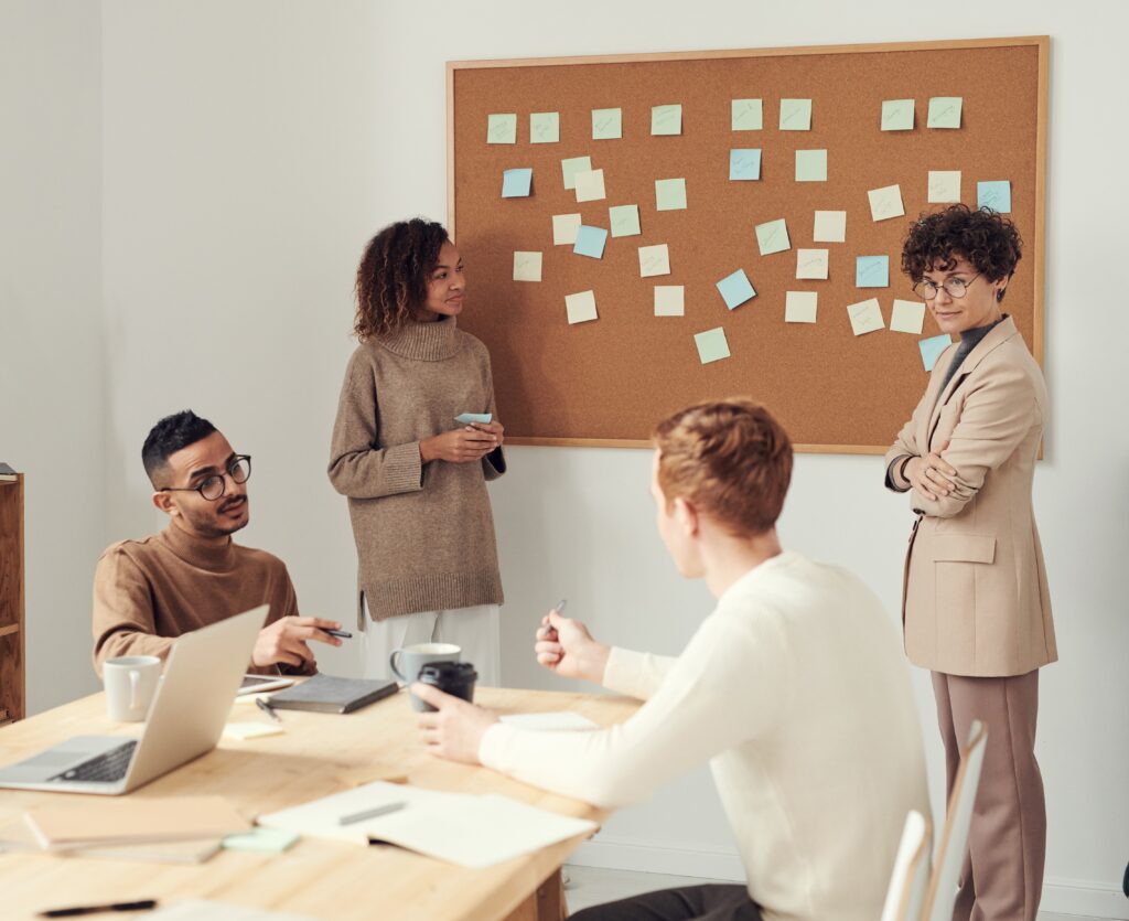 Teamarbeit Fokus Klarheit Wachstum