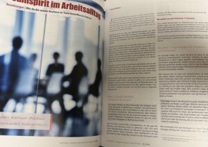 Beitrag über Teamspirit im healthstyle Magazin