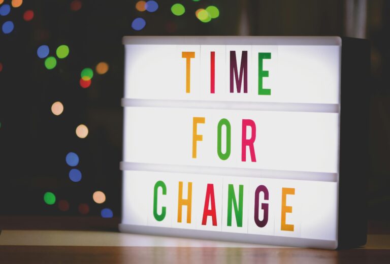 Veränderungsbereitschaft Time for change