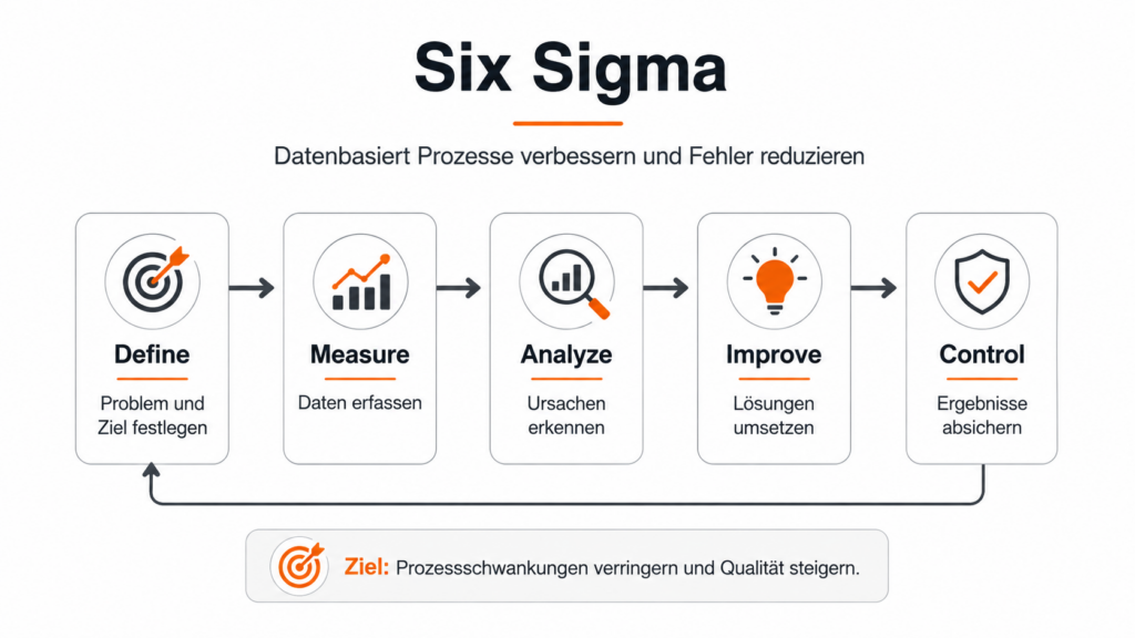 Prozessmanagement Methode Six Sigma_Grafik_coaching-neuherz.at