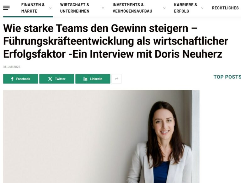 Interview für creditanstalt.co.at
