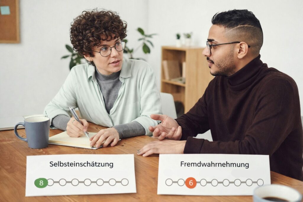 Abgleich Selbst- und Fremdwahrnehmung mit Skalen