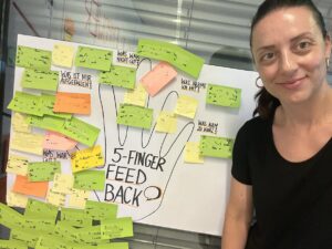 5-Finger-Feedback von Führungskräfte-Training und ich_anonymisiert